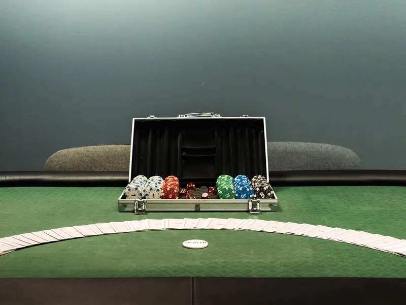 Playing cards and chips representing table and card game categories